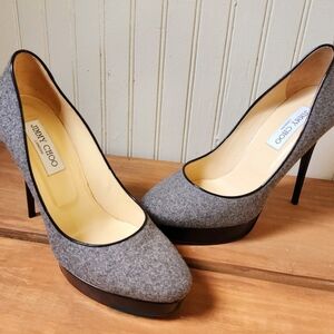 Jimmy Choo Grey Pumps